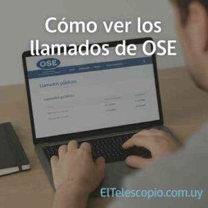 Cómo ver los llamados de OSE