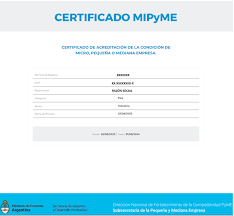 Mipyme: obtener certificado de acreditación